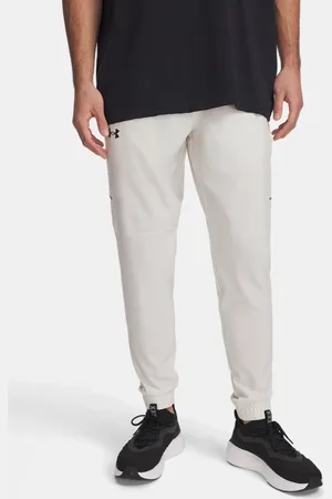 Under Armour Herenbroek Zone Woven Steen / Zwart L