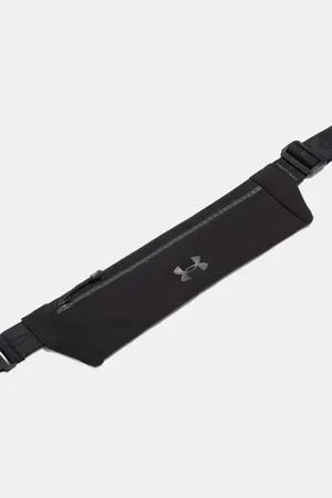 Under Armour Velociti hardloopriem Zwart / Zwart / Castlerock ÉÉN MAAT