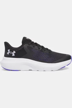 Under Armour Meisjeshardloopschoenen Grade School Rogue 5 Zwart / Virtl Paars / Iridescent 35.5