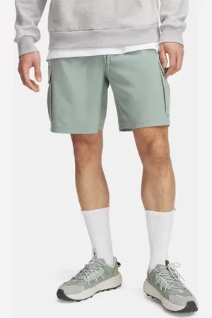 Under Armour Herencargoshorts Vibe Woven Silica Groente / Wit L