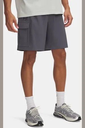 Under Armour Herencargoshorts Vibe Woven Castlerock / Zwart L