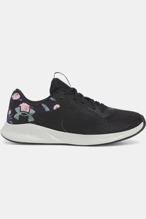 Under Armour Damestrainingsschoenen Charged Aurora 2 + Zwart / Hydro Groente / Metalen Warm Zilver 42