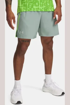 Under Armour Herenshorts Launch 18 cm Silica Groente / Cyber Groente / Reflecterend S
