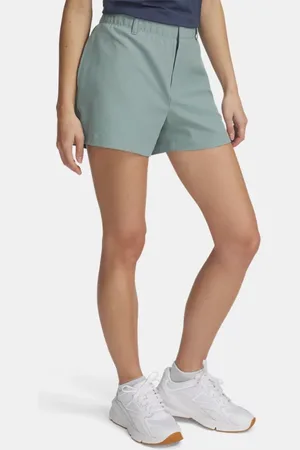 Under Armour Damesshorts Drive 9 cm Silica Groente / Zwart 10