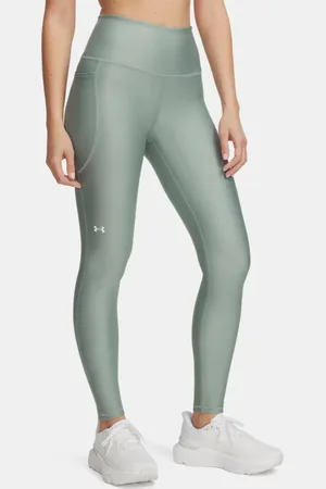 Under Armour Dameslegging Tech Silica Groente / Wit L
