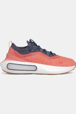 Under Armour Damesschoenen Phantom 4 Blush Oranje / Downpour Grijs / Metalen Gravel 42