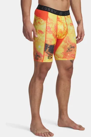 Under Armour Herenshorts Curry HeatGear® Printed Fire / Zwart L
