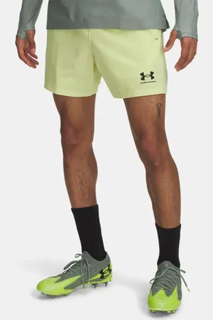 Under Armour Herenshorts Challenger Pro Woven Sonic Geel / Zwart L