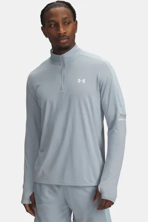 Under Armour Herenshirt Tech™ met korte rits Harbor Blauw / Stream / Wit L