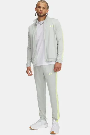 Under Armour Herentrainingspak Rival Knit Hydro Groente / Sonic Geel / Sonic Geel L