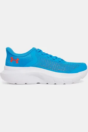 Under Armour Jongenshardloopschoenen Pre-School Rogue 5 AL Electric Blauw / Ares Rood / Ares Rood 32