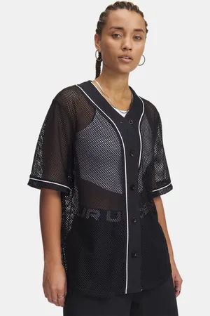 Under Armour Honkbaljersey Sportstyle voor dames Zwart / Wit L