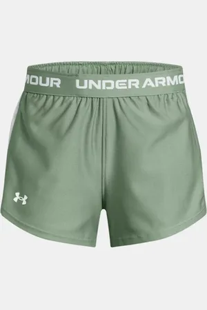 Under Armour Meisjesshort Tech™ Play Up Silica Groente / Wit / Wit YLG (149 - 160 cm)