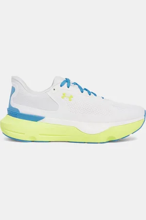 Under Armour Dameshardloopschoenen Infinite Pro 2 Wit / Ether Blauw / Sonic Geel 42