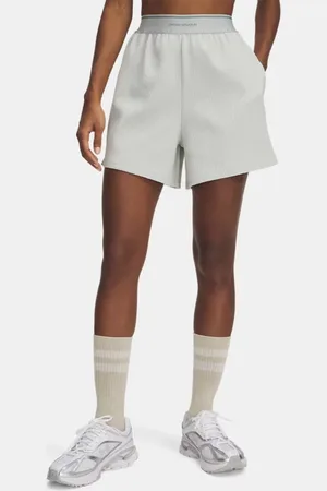 Under Armour Damesshorts Meridian Rib Hydro Groente / Silica Groente L