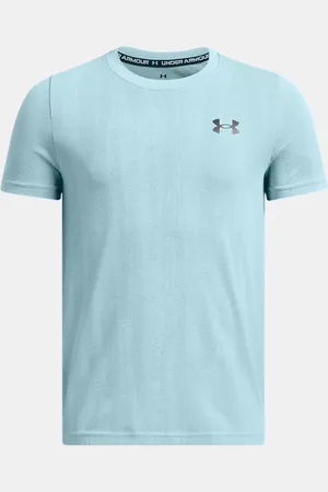 Under Armour Jongensshirt Vanish Seamless met korte mouwen Stream / Zwart YLG (149 - 160 cm)
