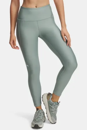 Under Armour Dameslegging Tech Ankle Silica Groente / Wit L