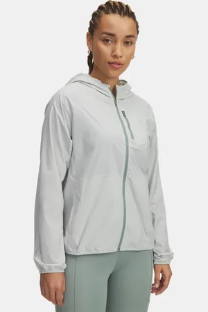 Under Armour Damesjack Launch Lightweight Hydro Groente / Silica Groente L