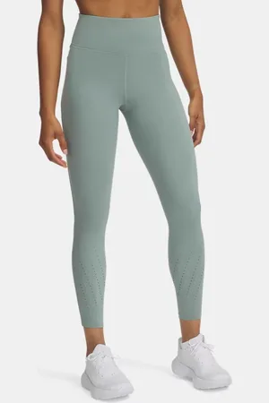 Under Armour Damestights Launch Elite Ankle Silica Groente / Reflecterend L