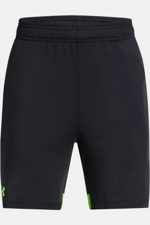 Under Armour Jongensshorts Tech™ Vent Jacqrd Zwart / Cyber Groente / Cyber Groente YLG (149 - 160 cm)