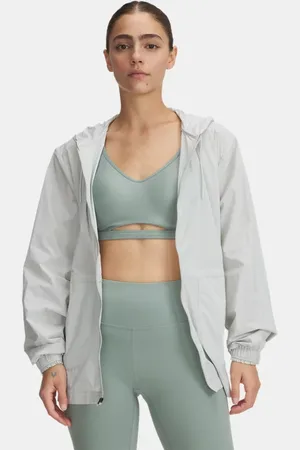 Under Armour Damesjack Cinch Waist Hydro Groente / Silica Groente L