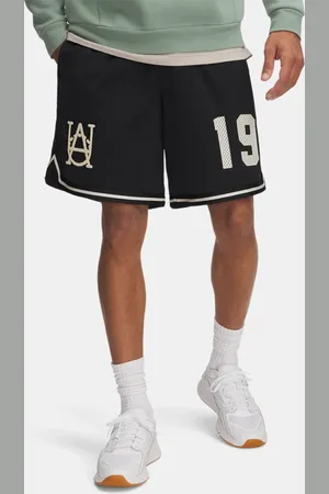 Under Armour Herenshorts Courtside Hoops Zwart / Zwart / Steen 3XL