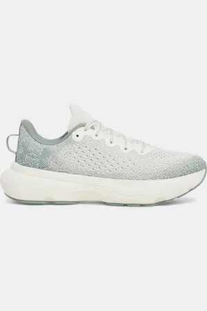 Under Armour Dameshardloopschoenen Infinite Wit Qrtz / Silica Groente / Metalen Silica 42