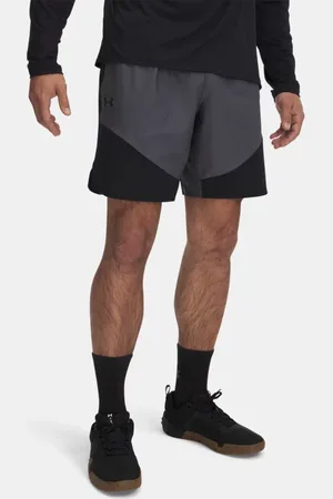 Under Armour Herenshorts Vanish Elite Hybrid Castlerock / Zwart / Zwart 3XL