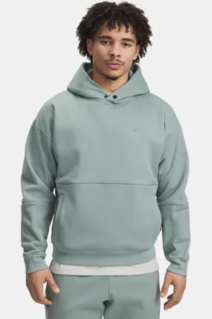 Under Armour Herenhoodie Curry DNA Silica Groente / Silica Groente 3XL