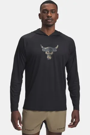 Under Armour Herenhoodie Project Rock Iso-Chill Zwart / Zwart 3XL