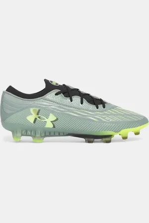 Under Armour Herenvoetbalschoenen Magnetico Elite 4 FG Silica Groente / Silica Groente / High Vis Geel 44