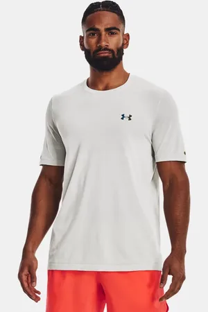 Under Armour Herenshirt Vanish Elite Seamless met korte mouwen Wit / Grijs Mist / Iridescent L