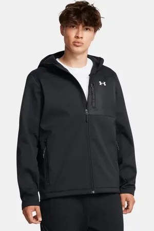Under Armour Herenjack Storm ColdGear® Infrared Shield 2.0 Hooded Zwart / Wit L