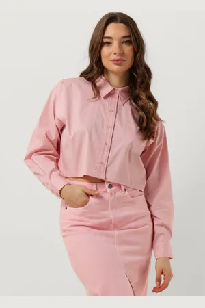 Co&apos;Couture Blouse Dames Cotton Crisp Cropped Shirt
