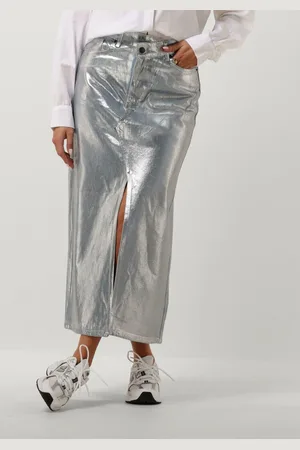Co&apos;Couture Maxirok Dames Foil Denim Skirt