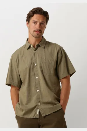 Foret Forét Casual Overhemd Heren Serene Linen Ss Shirt