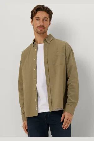 Foret Forét Overshirt Heren Bush Seersucker Shirt