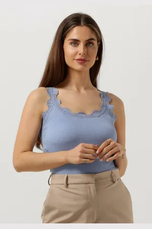 Rosemunde Top Dames Silk Top W/ Lace