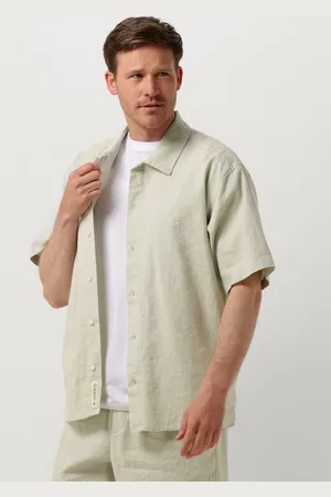 Woodbird Casual Overhemd Heren Wbbanks Linen Shirt