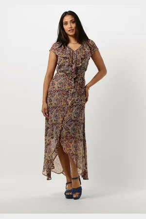 Aaiko Midi Jurk Dames Esmee Oriental Vis 520