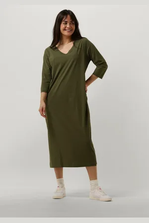 penn ink Midi Jurk Dames Dress Khaki