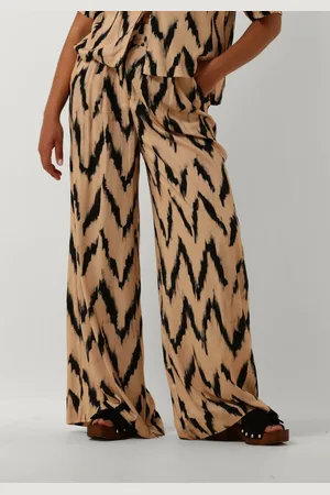 Aaiko Wijde Broek Dames Frederique Ikat Vis 528