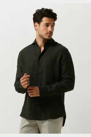 Profuomo Casual Overhemd Heren Shirt X-cutaway Sc Linnen