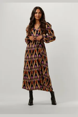 Aaiko Midi Jurk Dames Jitte Ethnic Vis 523