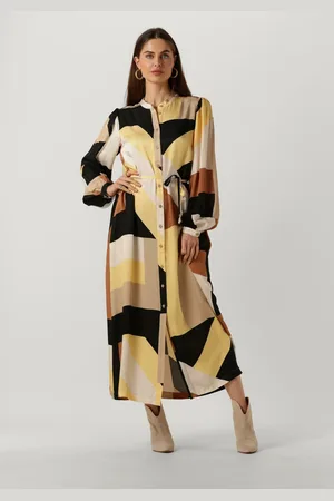 Summum Woman Midi Jurk Dames Dress Graphic Lines