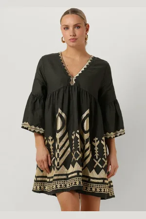 Greek Archaic Kori Mini Jurk Dames 230645