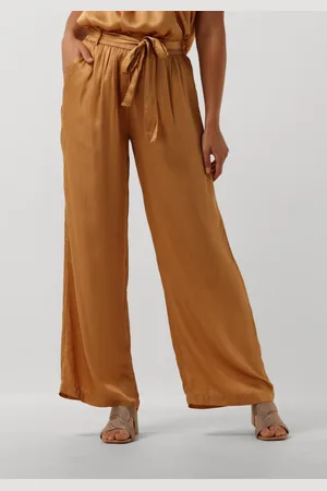 Summum Woman Pantalon Dames Pants Solid Satin