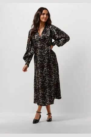 Co&apos;Couture Midi Jurk Dames Leo Leo Wrap Dress