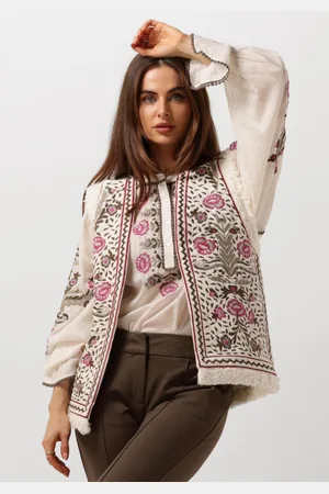 Summum Woman Gilet Dames Gilet Embroidered Velours