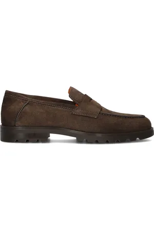 santoni Loafers Heren Sue Penny Loafer Gz